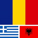 Flagge - Motorradreisen und geführte Motorradtouren auf dem Balken und in Rumänien, Albanien, Griechenland, Zypern, Montenegro, Kroation